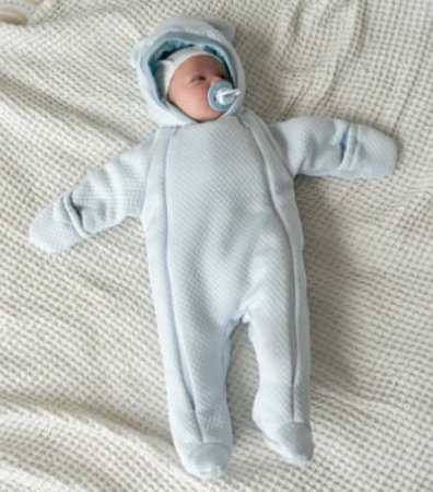 Babyedel Комбинезон утепленный с капюшоном