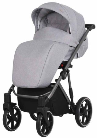Bambini Moretti Коляска 2 в 1 Tirreno / цвет светло-серый