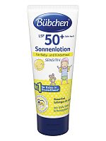 БЮБХЕН Солнцезащитное молочко для младенцев и детей с чувствительной кожей SPF 50+,100 мл