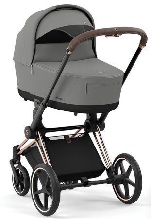 Коляска 2в1 Priam IV Rosegold+сп.блок CYBEX (Mirage Grey)