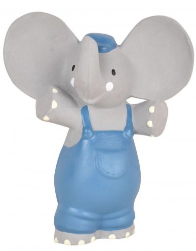 Tikiri Игрушка из натурального каучука слоник Alvin / цвет серо-синий