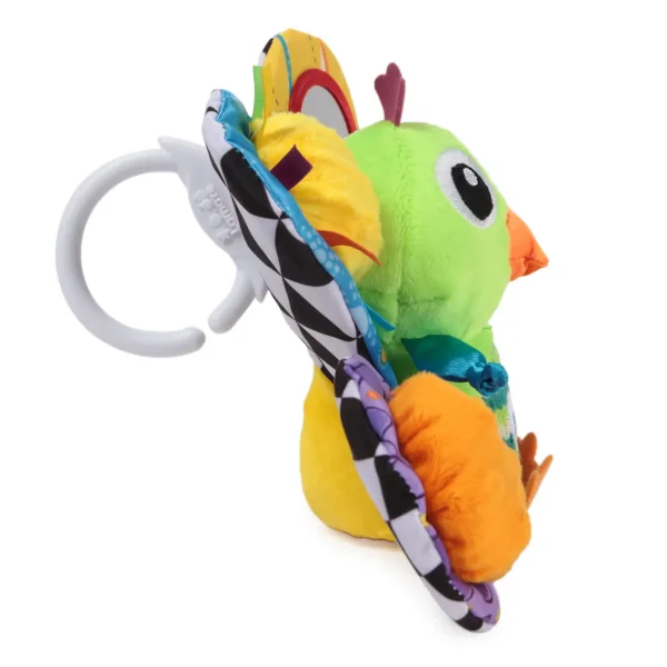 Lamaze (Ламаз) игрушка с подвесом развивающая для малышей Павлин Жак 