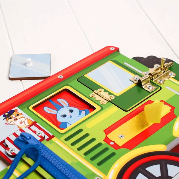 Лесная мастерская Бизиборд "Зелёный паровоз"  4276092