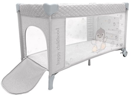 Sweet Baby Кровать-манеж Calma Grey Penguin
