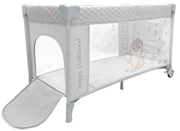 Sweet Baby Кровать-манеж Calma Grey Penguin