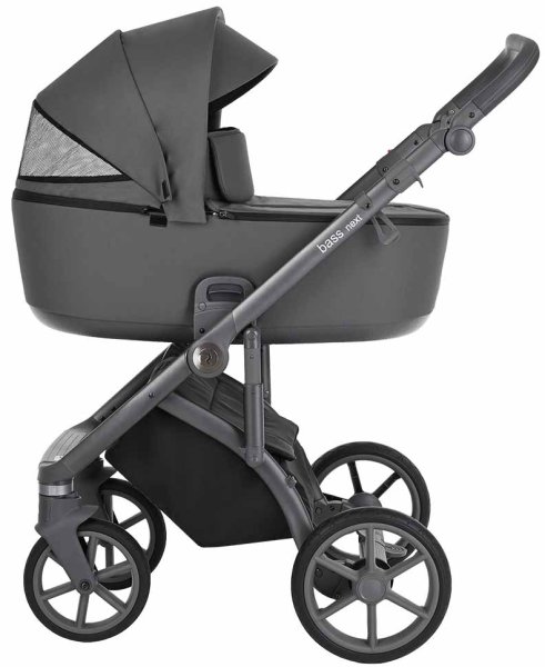 Roan Коляска 2 в 1 Bass Next / цвет Steel Grey-Grey (серый, серая ручка)