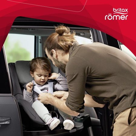 Britax Roemer Детское автокресло Dualfix M i-Size / цвет Burgundy Red Trendline