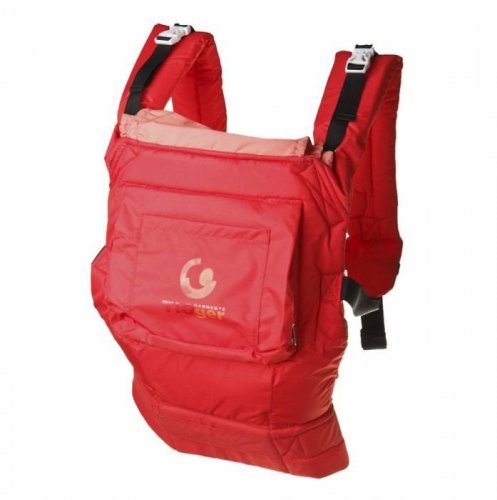 Рюкзак с капюшоном для переноски детей красный