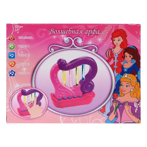 Играем Вместе Музыкальная игрушка "Арфа", свет, звук