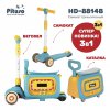 PITUSO Самокат трехколесный 3в1 HD-8814B / цвет Blue/Синий