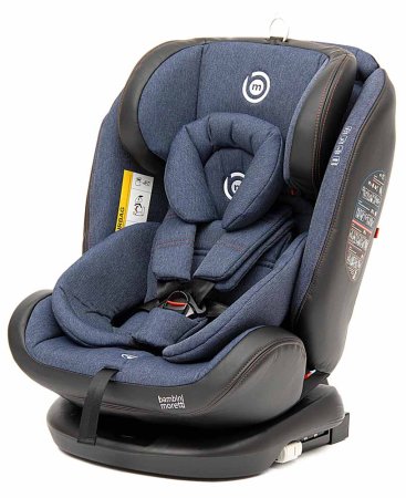 Bambini Moretti Детское автокресло ST-3 (0-36 кг) / цвет джинс с коричневой строчкой