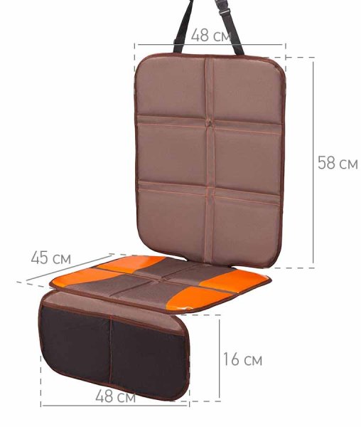 Roxi Kids Защитная накидка на сиденье автомобиля / цвет шоколадный