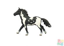 Паремо Фигурка игрушка серии "Мир лошадей" : Лошадь черно-белая (Основная)					
