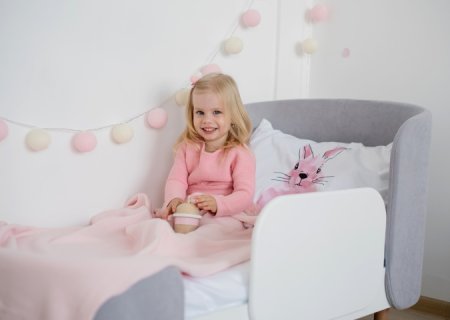 Ellipse Защитный бортик для кровати Kidi Soft  / цвет белый
