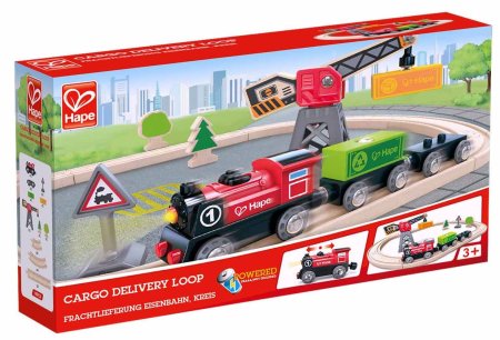 Hape Железная дорога "Доставки груза"