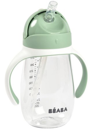 Beaba Поильник Tasse Paille, 300 мл / цвет vert (зеленый)