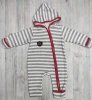 Flexi Комбинезон, длинный рукав / 9-12 месяцев / цвет полоска-красный