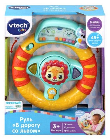 Vtech Интерактивный руль В дорогу со львом