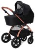 (Т)Коляска 3в1 Tomix Salker LUX  (BLACK+ROSE GOLD)