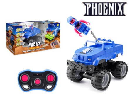 ABtoys Машинка р/у разбивающийся внедорожник "Monster Smash Ups", Phoenix