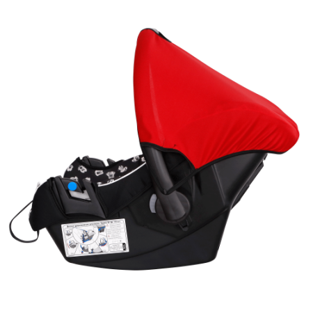 Siger Автолюлька детская Эгида Люкс, серия Disney baby, гр.0+ / цвет Микки Маус мим красный