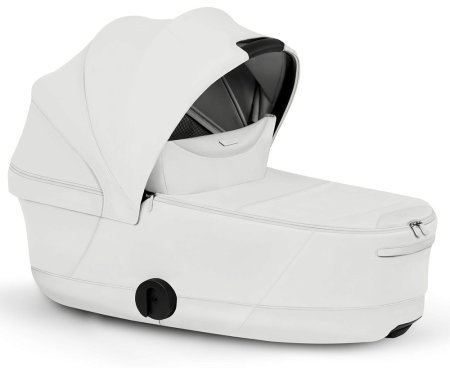 Коляска 2в1 CYBEX Priam Style Matt Black + спальный блок (Off White)