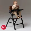 Happy Baby Стульчик для кормления Charley/цвет Dark Wood (Темно-коричневый)91040)
