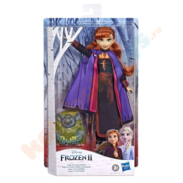 Hasbro Кукла Disney Frozen Анна и тролль