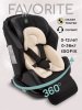 Автокресло Amarobaby Favorite ISOFIX 0+/1/2/3 (Черный/Бежевый)