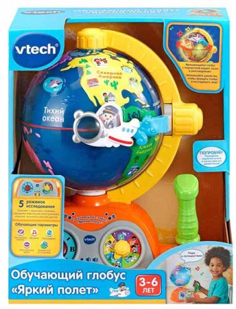 Vtech Обучающий глобус "Яркий полёт"