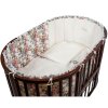 Nuovita Комплект Fiori для детской кроватки, 9 предметов / цвет белый