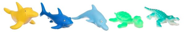 Крошка Я Набор резиновых игрушек для ванны «Морской мир», 5 штук