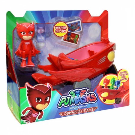 игрушка Игровой набор Совиный планер фигурка и машина PJ masks