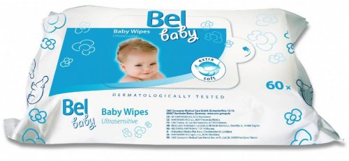 Хартманн Bel Baby wipes влажные салфетки для чувствительной кожи / 60 шт