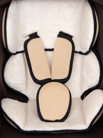 Bambini Moretti Детское автомобильное кресло BM-322 / группа 0+, Lux / цвет коричневый-бежевый