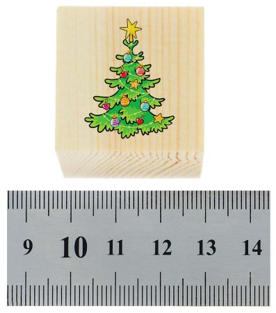 Лесная мастерская Набор кубиков "Новогодние", 16 штук