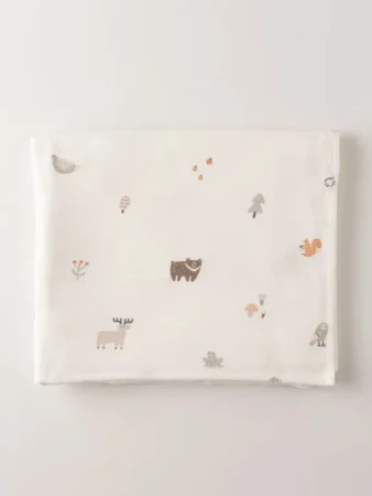 Пелёнка фланелевая BUBA KIDS, Заповедный лес, 95х115