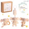 Крошка я Подарочный набор для новорожденных "Слоник" (3 предмета) SL-07269B   10657492