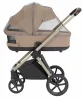 Коляска CARRELLO Ultra 2в1,Total Beige рама, (Floral Beige)