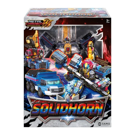 Метал Кард Бот. Солидорн трансформер 38 см, S3. METALCARDBOT
