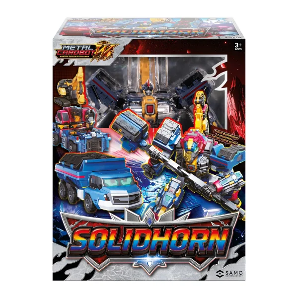 Метал Кард Бот. Солидорн трансформер 38 см, S3. METALCARDBOT