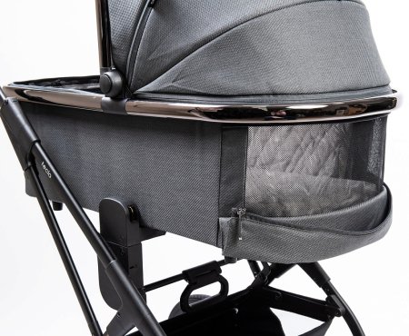 Коляска Peppy Tecla 2в1 Shadow Antrazit Chrome Edition  (графит)