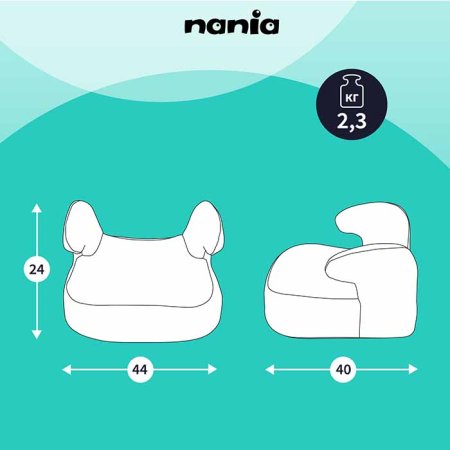 Nania Бустер Dream / цвет Denim Luxe Pink (розовый)