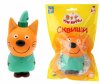 1Toy Сквиш "Три кота. Компот"
