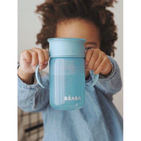 Beaba Поильник Tasse Apprentissage 360°, 340 мл / цвет blue (голубой)