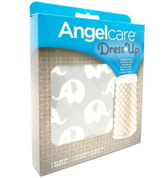 Angelcare Чехол для накопителя подгузников Dress Up / цвет серый/слоны