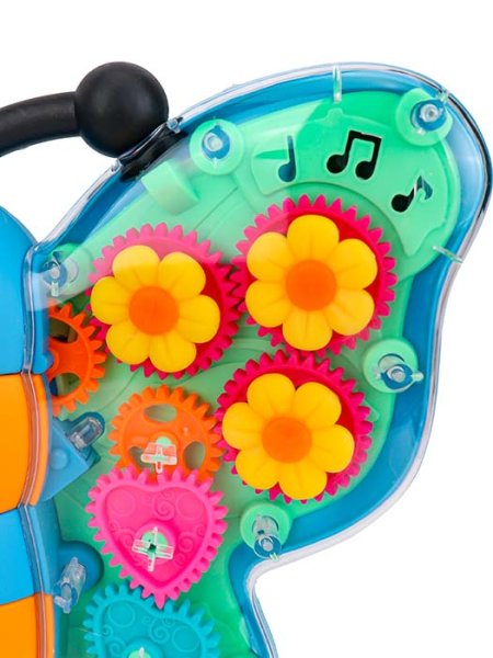 Рыжий кот Интерактивная игрушка "Бабочка с шестерёнками"