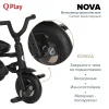 QPlay Велосипед трехколесный складной Nova / цвет Carbon black/черный