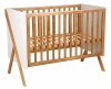 Polini kids Кровать Porto 1300 / цвет белый-дуб крафт золотой