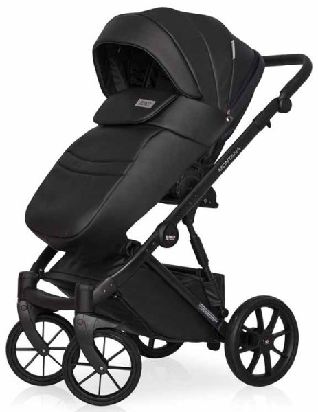 Riko Basic Коляска Montana 3 в 1 Ecco / цвет Black (черный)